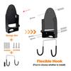Wall Mount Ironing Board Holder Metal Hanger Heat-Resistant Strong Load-bearing Easy To Install Iron Holder Storage Rack