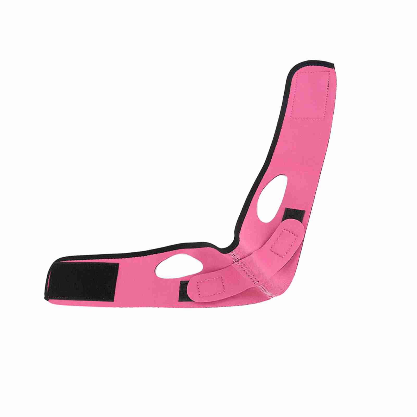 

Маска для похудения лица Похудение бинты Уход за двойным подбородком на лице Потеря веса Лицевые ремни Розово-красный