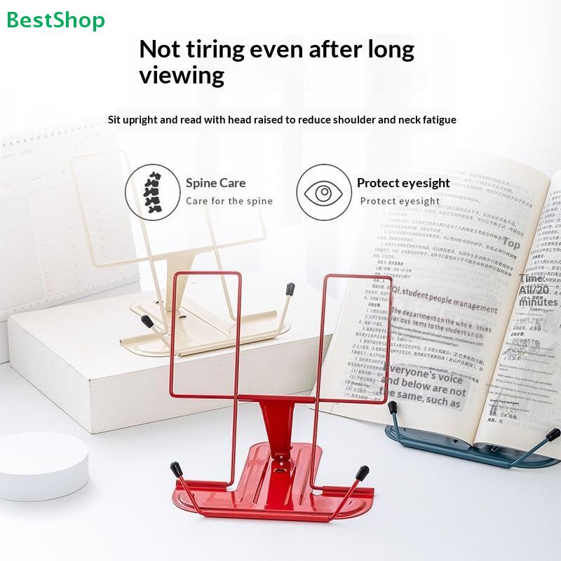 Multifunctional Portable Book Stand - Adjustable Reading Holder for Books, Tablets & Notebooks (Hands-Free Design)