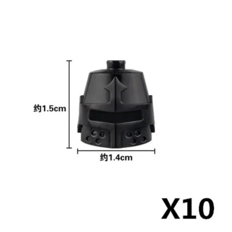 MOC Three Kingdoms Building Blocks Accessories Soldier Weapons Military Shield Sword Helmet Shoulder Armor Wings Mini Brick Toy