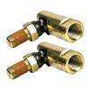 2 Stück Kugelgelenk Spurstangenkopf-Baugruppe Kompatibilität für Traktoren 0,59 Zoll/15 mm Gewindeenden Robuste Zinklegierung Konstruktion