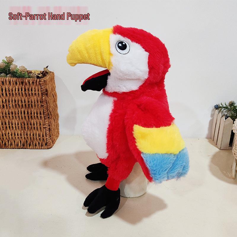 Cartoon Animal Hand Puppet Plush Doll for Kids' Interactive Play