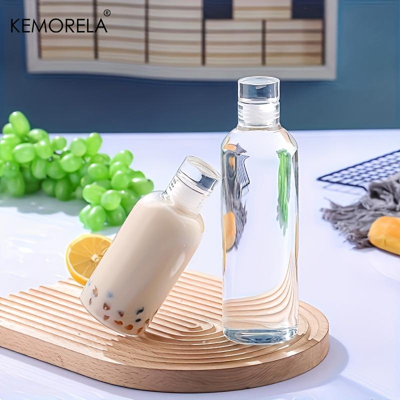 1PCS Clear Water Bottle 300/500/750ml Glass Sports Water Bottle Large Capacity with Leak-Resistant Features For Coffee Juice Tea