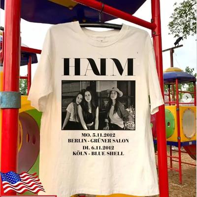 Haim Poster ?ì Don't Save Me 2012 Tour For Fans S To 5XL T Shirt MD390