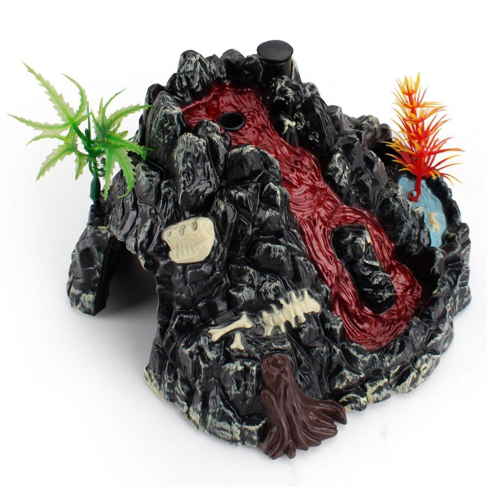PVC Dinosaur Simulation Volcano Safety Material Volcano Simulation Scene Figure  Experiment Action