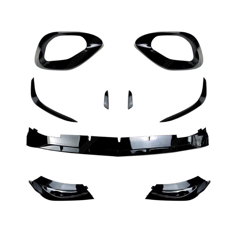 For Mercedes Benz C Class W206 C200 C260 2022 2023 2024 2025 2026 Automobile Front Bumper Spoiler Lip Splitter Decoration Kit