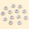 Two-Color Striped Stainless Steel Beads, 4-8mm DIY Jewelry Spacer Accessories