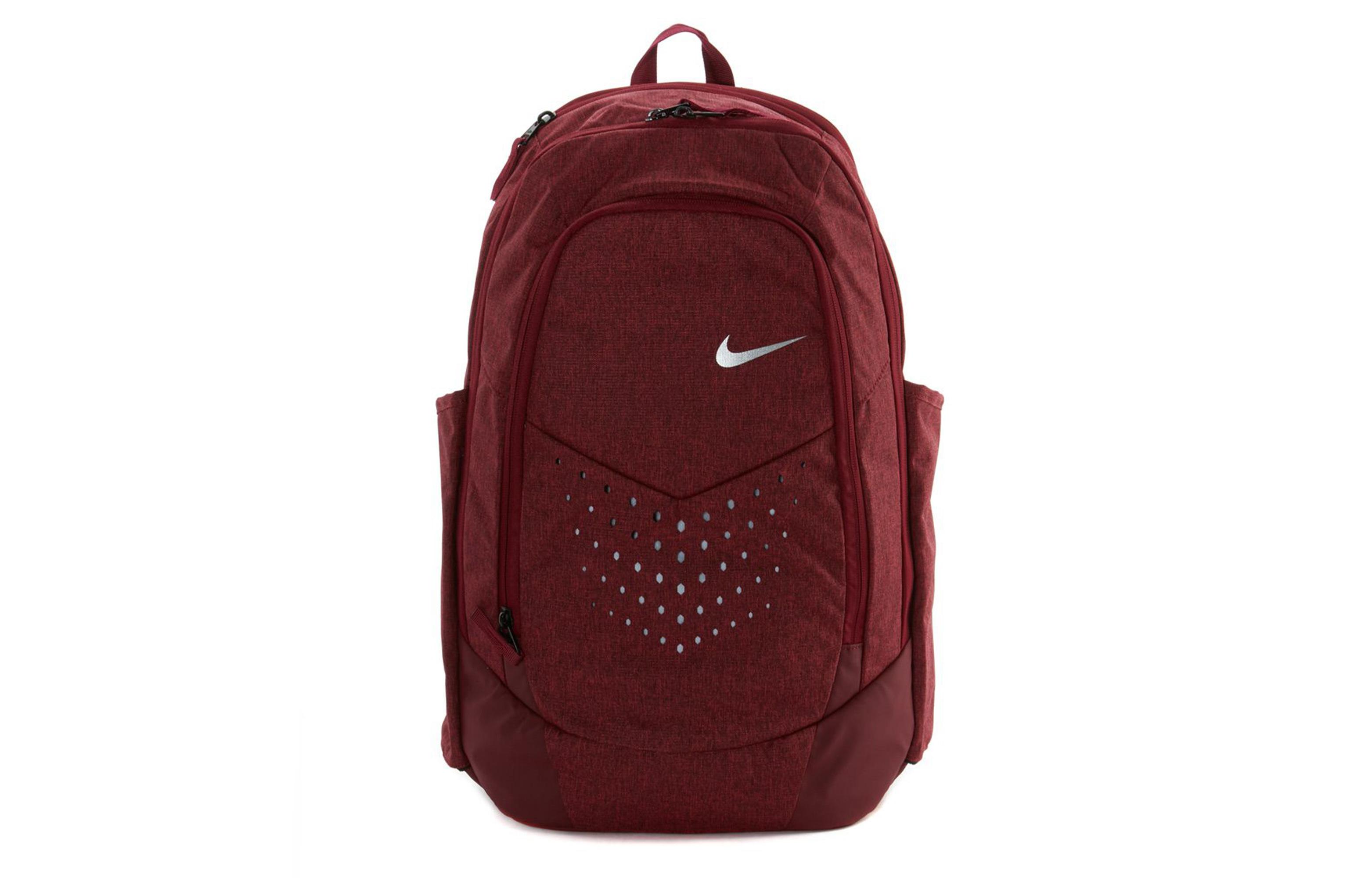 Nike Polyester Backpack Regular Unisex Maroon BA5245-657