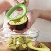 1pc stainless steel avocado cutting set, used for slicing, core digging, and core removal, multifunctional kitchen tool