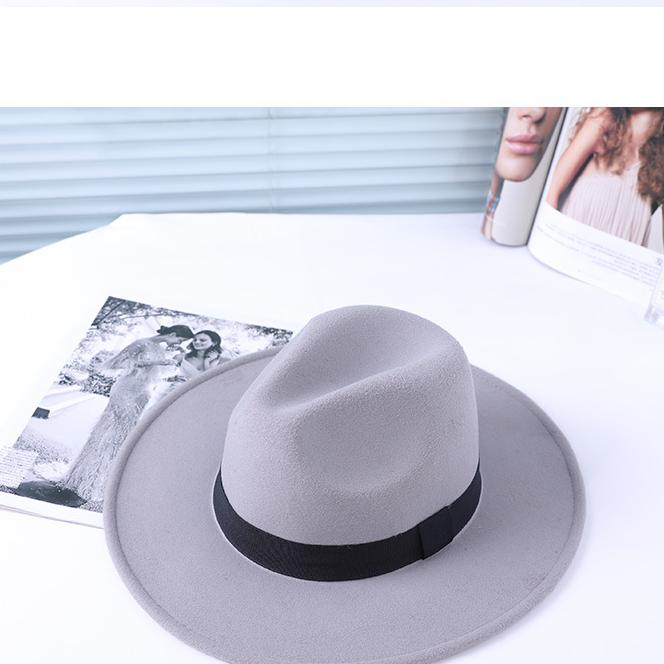 Buy Jazz Hat Woolen Felt Hat Retro 