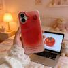 Ins Korean Red Tomato Phone Case For Xiaomi Redmi Note K60 15C 15 14 13 12 12C 11 10 10C 13C 10X K50 Pro Plus Ultra 4G 5G Cover