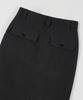 Pildeoseu Woman Pigment Vintage Skirt Deep Charcoal