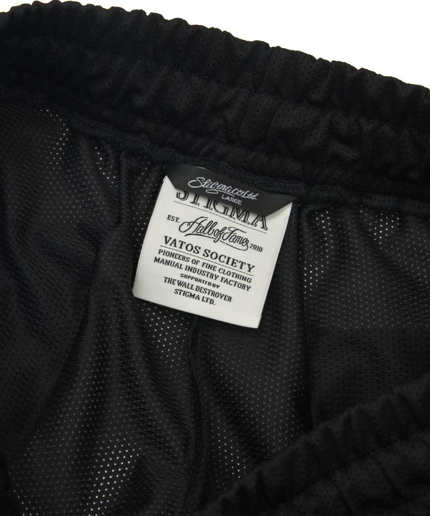 STIGMA Mesh Wide Bermuda Pants Black