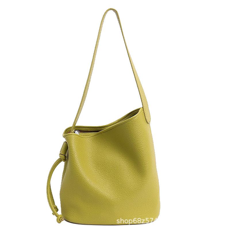 Fashionable Explosive Large-capacity Bucket Bag Tote Bag Women's 2025 New Korean Ins Niche Versatile Crossbody Bag Trend