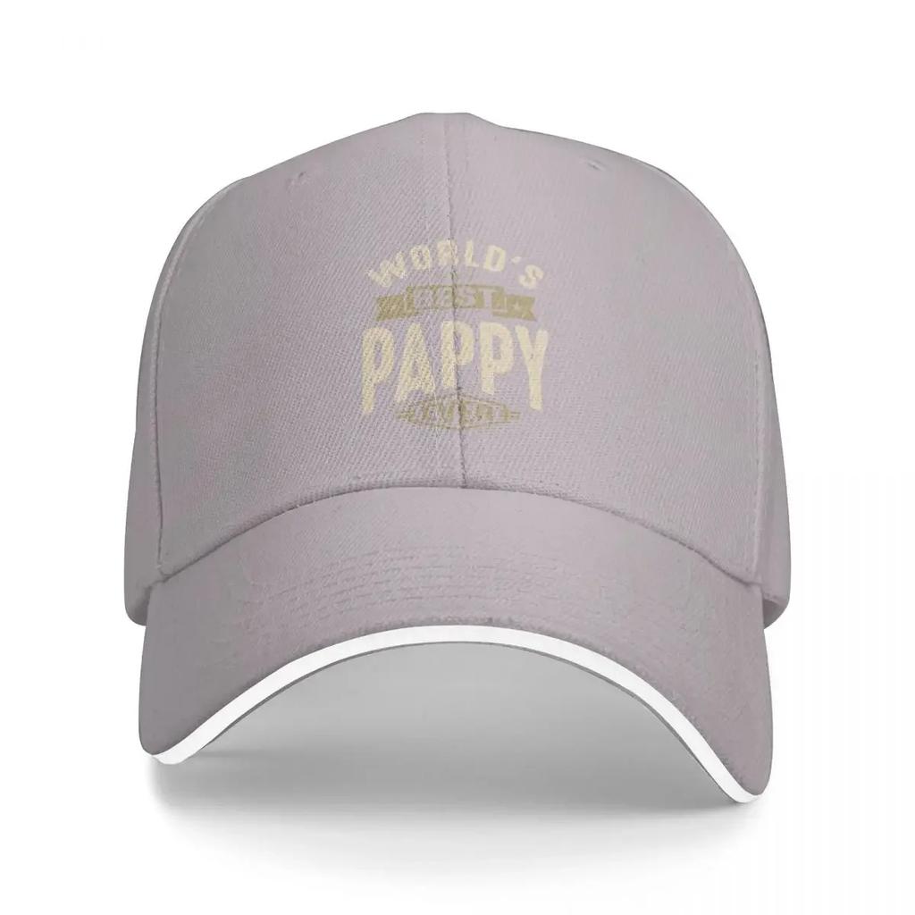 Mens Best Pappy Ever Funny Dad / Grandpa Baseball Cap Fishing Cap Funny Hat Tea Hat For Girls Men's