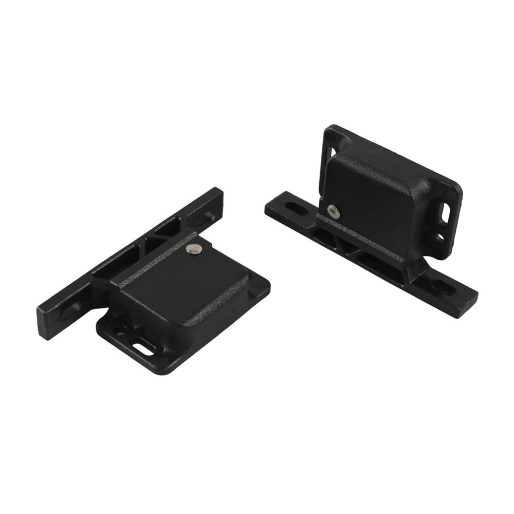 2× Grabber Catch Cabinet Push-to-Close Latch w/ Screws For RV Boat Hardware Well