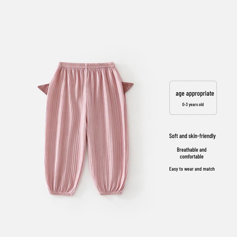 Baby Mosquito-Resistant Summer Pants - Lightweight and Cute for Boys and Girls
