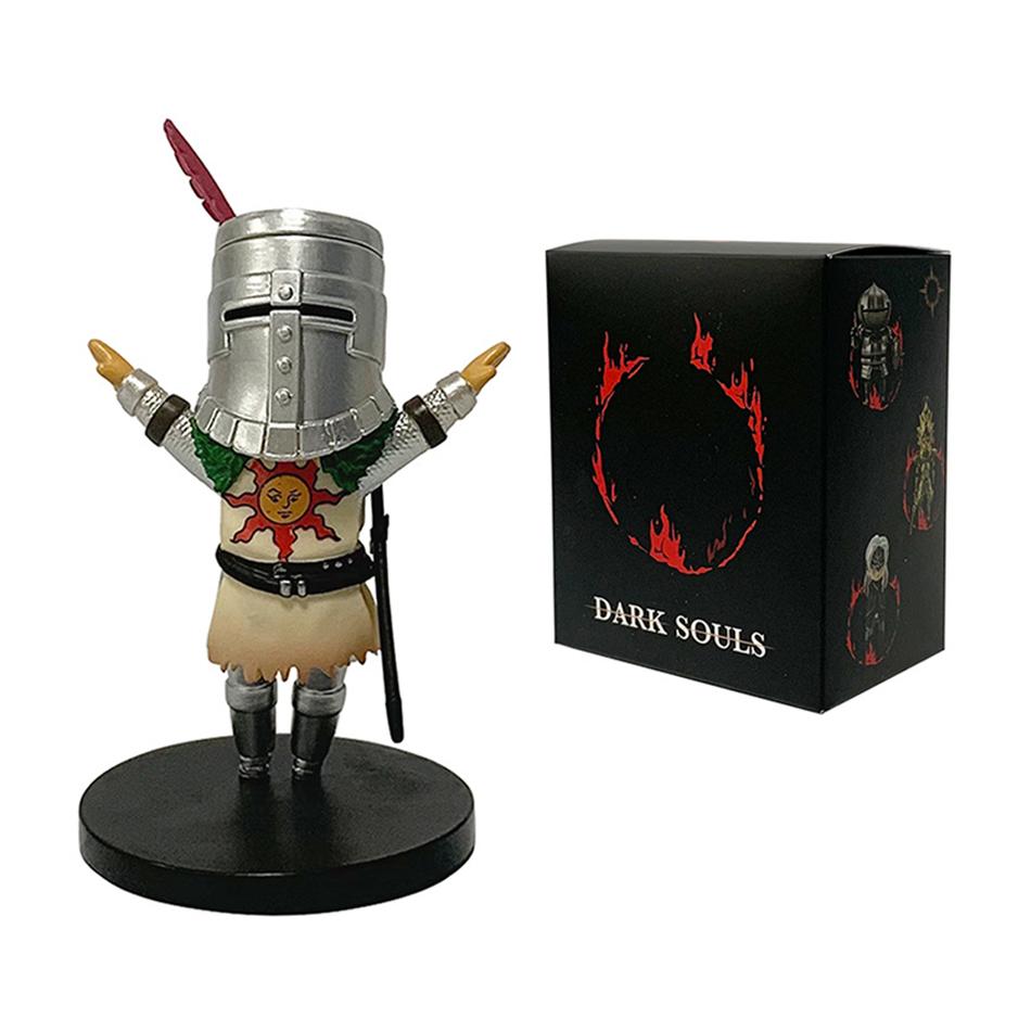 Peryferia do gry Dark Souls Ładne Urocze Figurki Dekoracje na Biurko Ozdoby Strażniczka Ognia Rycerz Słońca Kolekcjonerski Gadżet dla Gracza Prezent