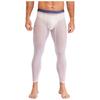 Mens Mesh Leggings See Through Stretchy Pants Elastic Waistband Lightweight Athletic Running Gym Tights