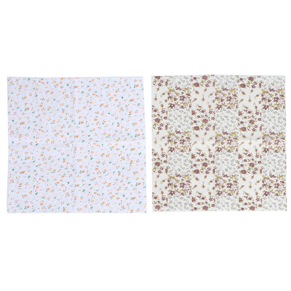 25x25cm 14Pcs Schöne Einzigartige Baumwolle Tuch Gedruckt DIY Nähen Baumwolle Stoff Material