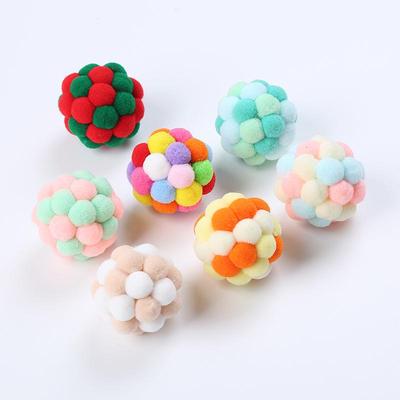 Christmas Toy Ball Kitten Self-Play Interactive Cat Toy, Multi-Color