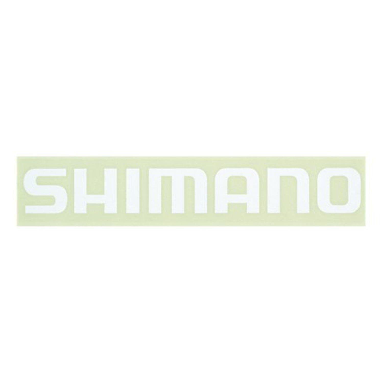 Used [New Product] White Shimano Sticker ST-011C SHIMANO