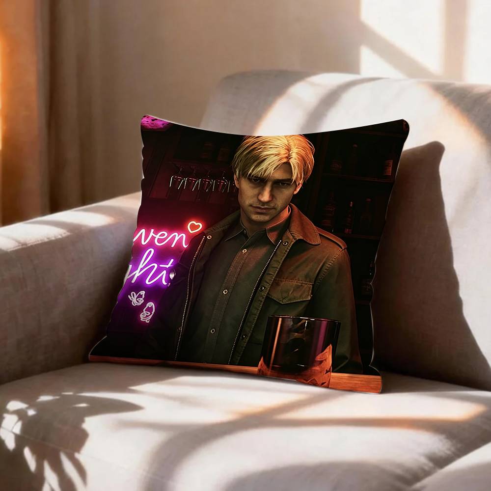 SH Protagonist James SSunderland Pillow Case Pattern Printed Pillowcase For Living Room Sofa Cushion Cover