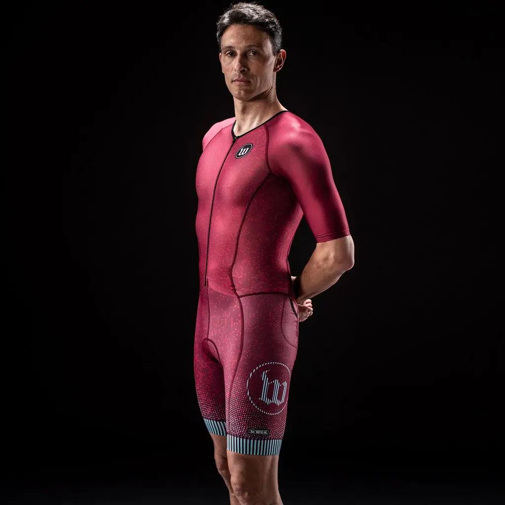 Wattie Ink Bike Shorts Bike SuitsMen‘s Cycling Jumpsuit Race Skinsuits for Cycling Speed Suit Long Sleeve Jersey Road Mountain