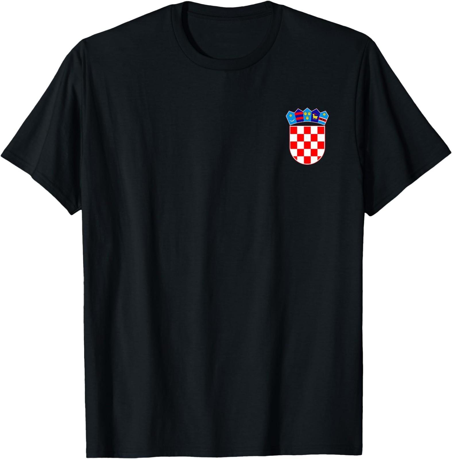 Croatia Flag and Coat of ARMS Zagreb Dubrovnik T- Unisex T-Shirt S