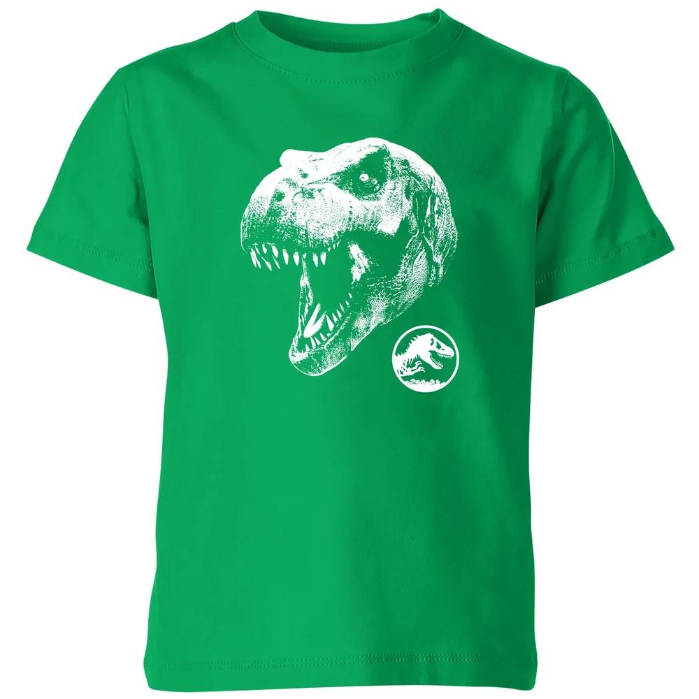 Jurassic Park T Rex Kids  T-Shirt - Green - 3-4 Years 160
