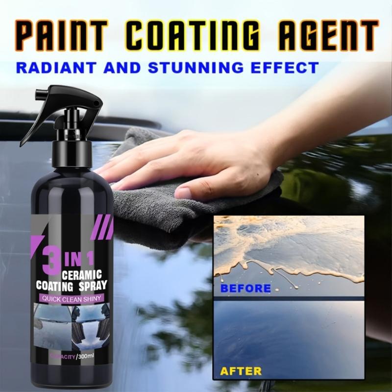 Paint Shine Coating for Routine Vehicle Detailing, Ceramic Gloss Care for Exterior Panels, Glass and Lamp Covers Daily