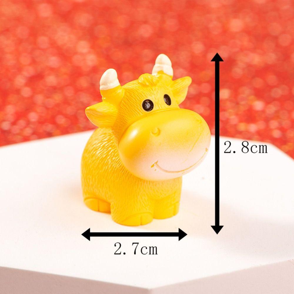 

Милые фигурки зодиака Миниатюрный микро-пейзаж Украшение для автомобиля, офиса, рабочего стола Style 2