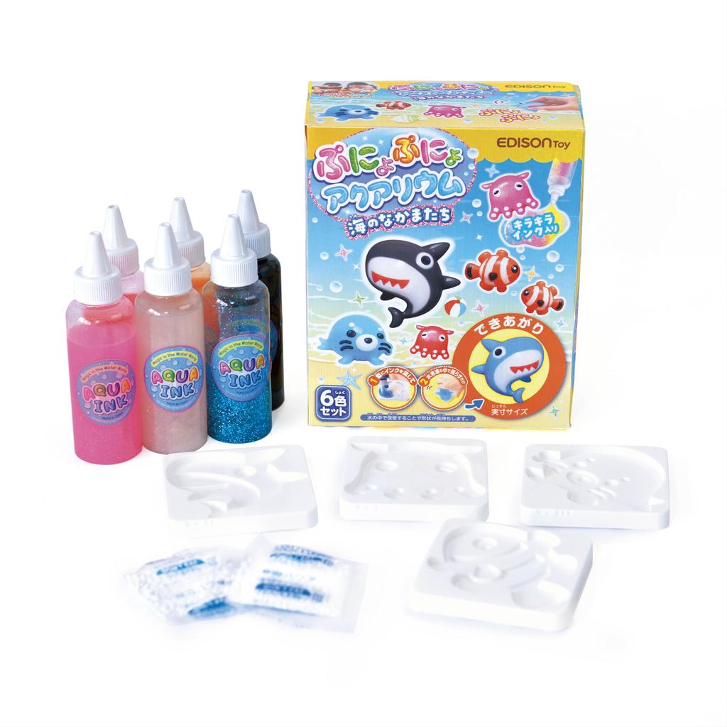 Edison Squishy Akvárium Mini Série Mořští Přátelé KJT120422 Hračky pro děti od 6 let