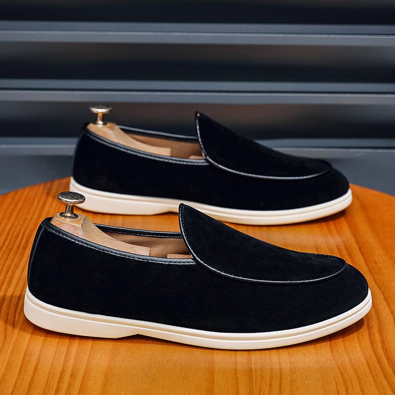 Fashion Breathable Slip on Flats  Summer Designer Male Loafers 2025 New Mens Casual Shoes Leisure Walk Driving Shoes Comfy Moccasins