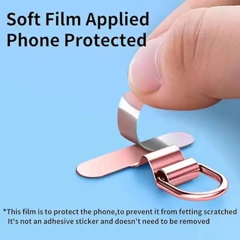 Xiaomi Mini Stainless Steel Mobile Phone Lanyard Tab Silent Hole Clip Charging Port Gasket Antilost Metal Mobile Phone Lanyard Tab Card