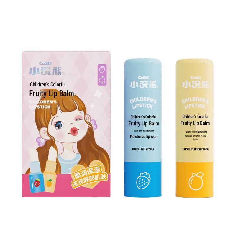 Little Raccoon Kids Fruit Lip Balm (2-Pack)