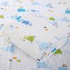 Pure Cotton Four-Layer Gauze Baby Bath Towel and Swaddle Blanket for Newborns