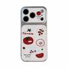 Korean graffiti splash ink tomato for iPhone17/16/15/14 ProMax Apple 13 women 12 mobile phone case