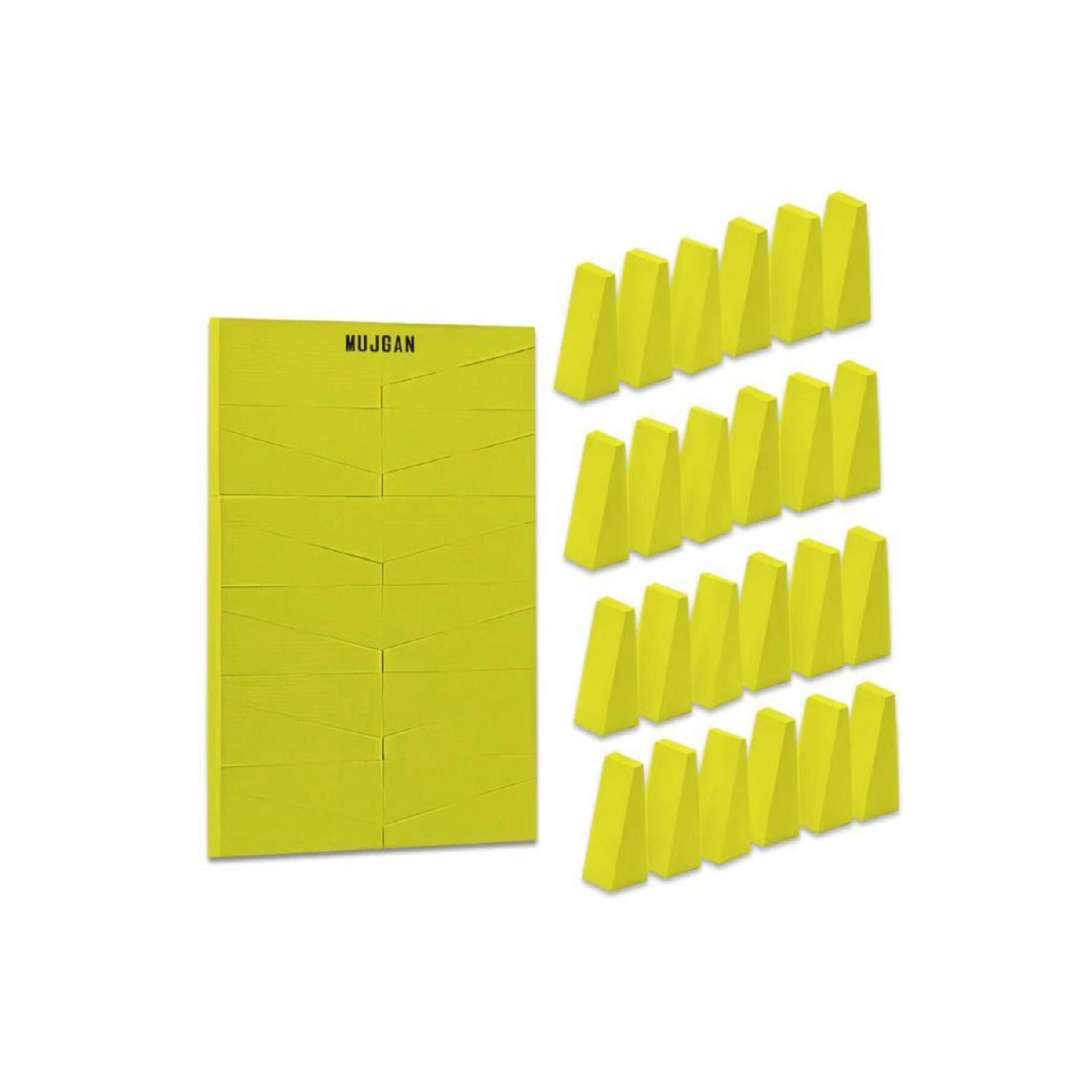 

Set Of 24 Triangle Shaped Sliced sponges Yellow