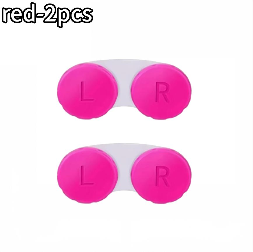 1/4pcs Color Contact Lenses Box Left/Right Eyes Mini Travel Kit Holder Contact Lens Case Container Portable Eyewear Accessories