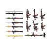 Building Blocks Weapons Accessory Soldier Digital Gift Ninja Sword Mortar Cannon Missile Launcher RPG Toys Mini Brick X006