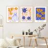 Abstract Flower Vintage Minimalist Wall Art Canvas Painting Nordic Posters And Prints Wall Pictures For Living Room Home Decor