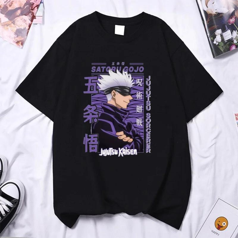 Fashion Anime High Quality Men's and Women's Round Neck Cotton T-shirt