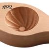 Food Grade Wood Mold Wooden Bun with Handle Manual Press Baozi Maker Mold Stuffed Dough Molder Easy DIY Ravioli Pastry Presser Flower Edges