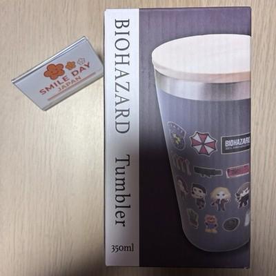 Biohazard Resident Evil Tumbler lid 30th Sweets Collection Blue 350ml