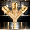 Compressed Air Distributor Triple Quick Release Compressed Air Coupling Compact Industrial Coupler Fittings Hose Accessories For