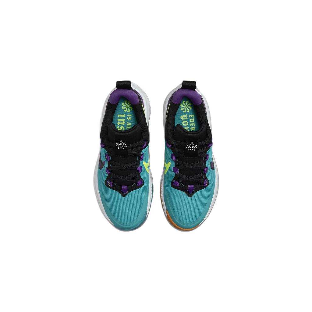 Nike Star Runner 4 SE Abrasion Resistant Low top Kids' Running Shoes Blue Purple Children Aged 3 7 Years Old FJ1806-300