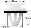 Interior Clip Genuine Product 10 Pieces Side Sill Cover Push