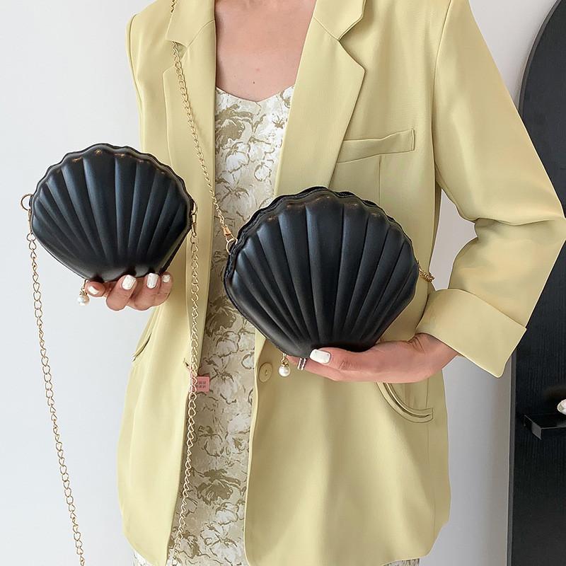 Elegant Shell-shaped Handbag For Women In Vibrant Colors Perfect For Daily Wear
