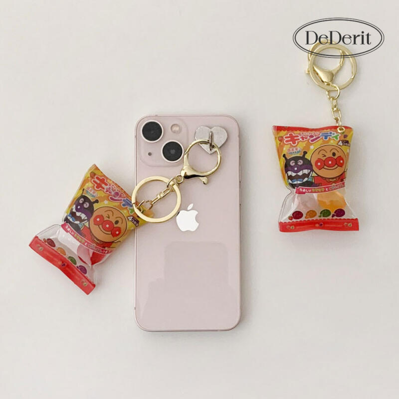 Mini Cookie Pudding Chocolate Jelly Bag Cookie Keychain